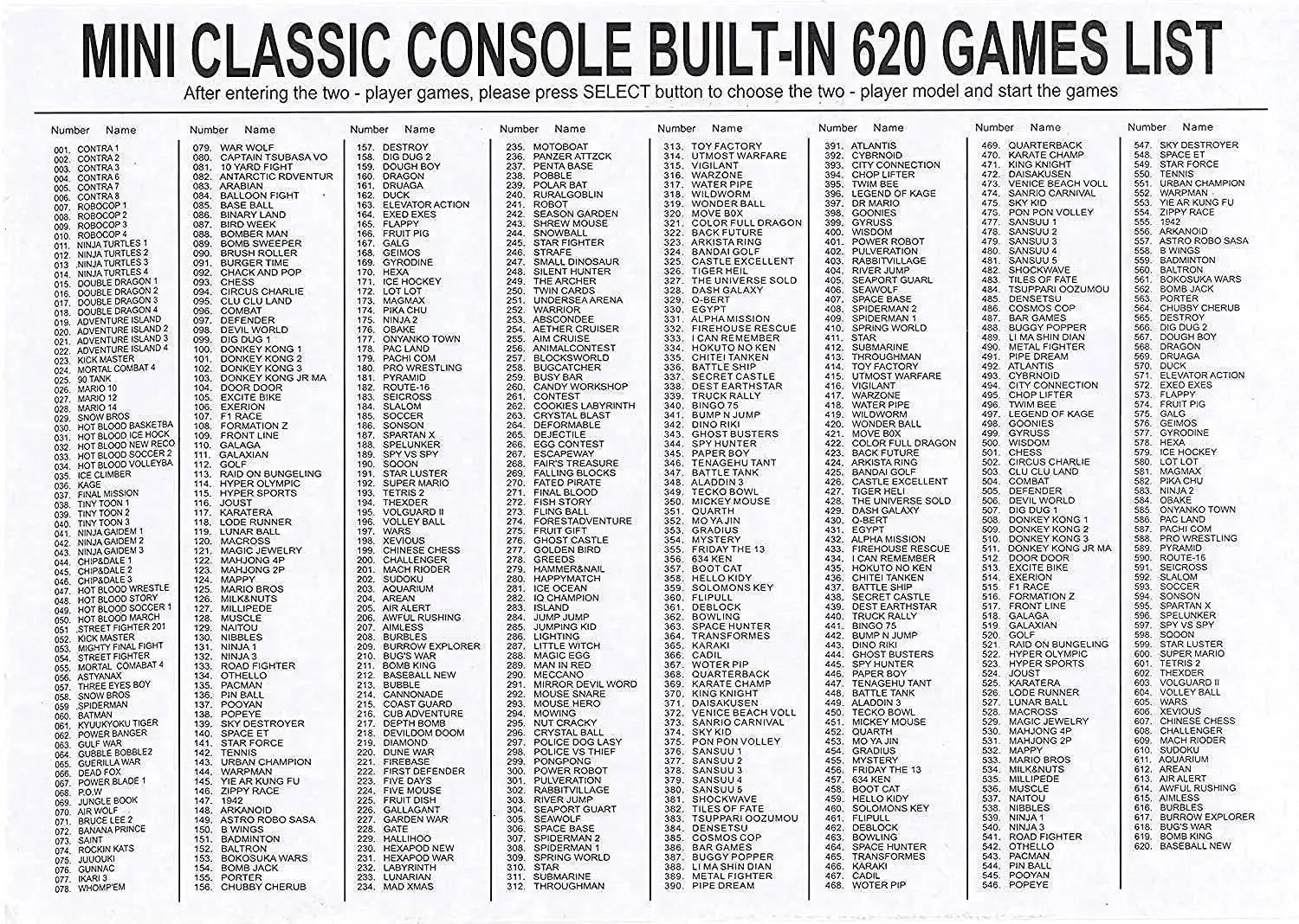 Consola Arcade Clásica con 620 Juegos | Super Mario, PAC-MAN y mucho más Stockers Supplier