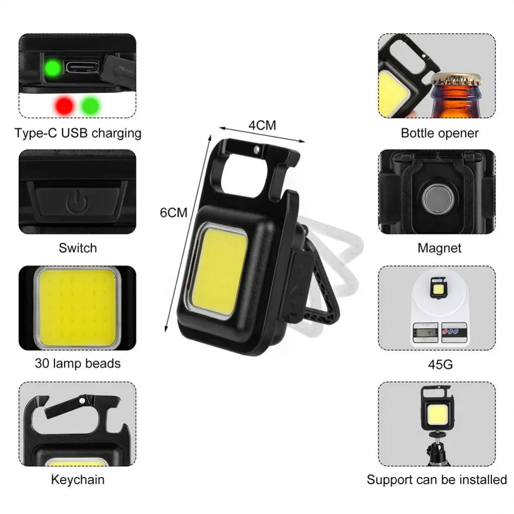 Llavero mini linterna con imán multiusos Stockers supplier