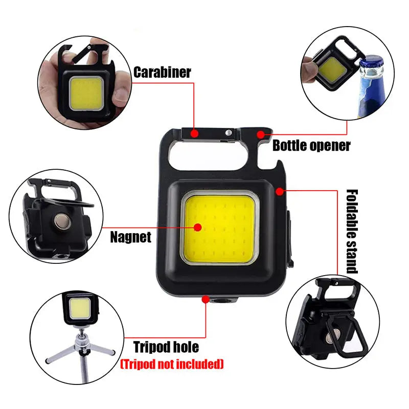 Llavero mini linterna con imán multiusos Stockers supplier