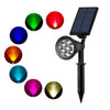 Luz solar rgb 7 led Stockers supplier